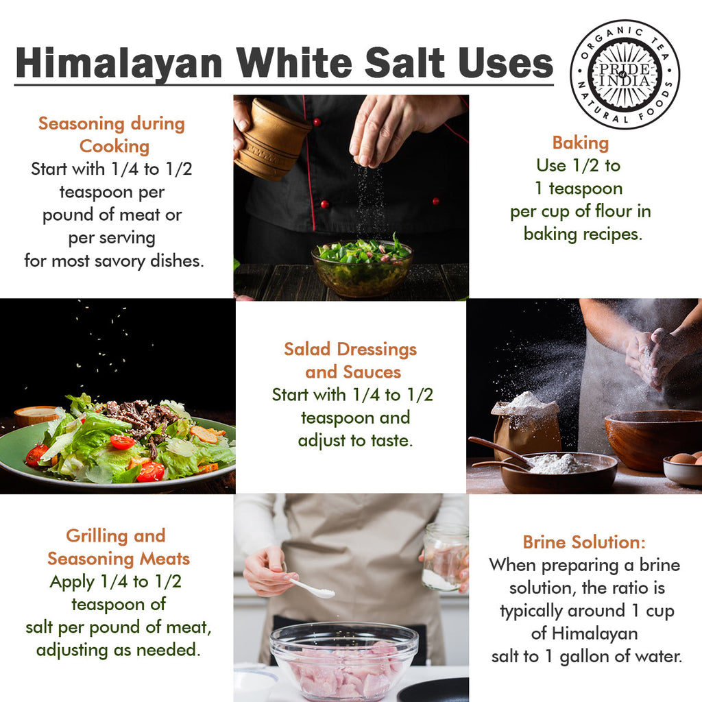 Himalayan White Rock Salt - Coarse Grind
